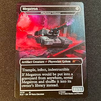 Amazon.co.jp: MTG Megatron 荒廃鋼の巨像 Blightsteel Colossus